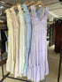 Summer Ladies Ruffle Half Sleeves Layer Flounce Dresses